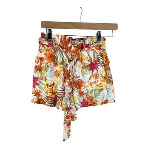 NWT Chelsea‎ and Violet Girls Floral Print Short Size Medium